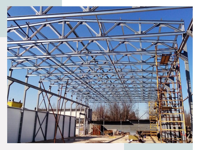 Строительство цехов в Кореновск от 622 руб. под ключ