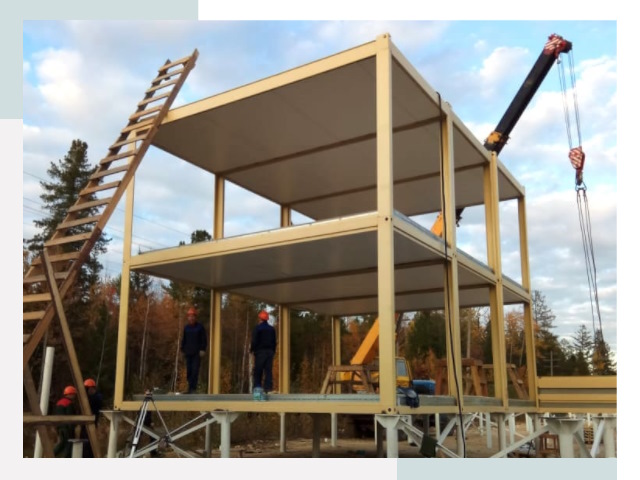 Строительство модульных здания Кореновск