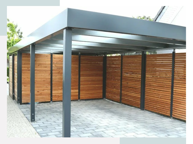 Навесы для парковки в Кореновске