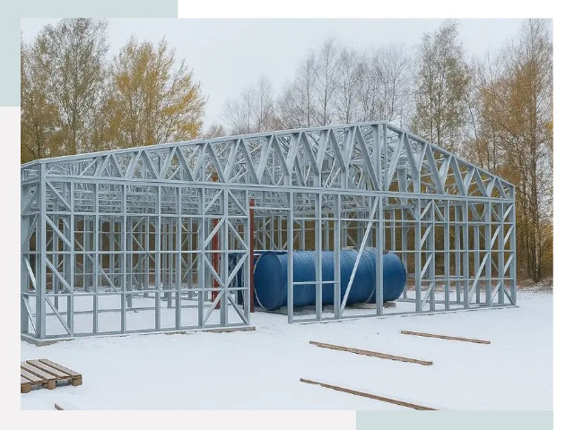 Металлические ангары в Кореновске