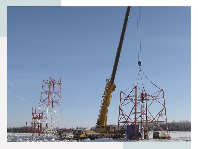 Монтаж вышек связи в Кореновске