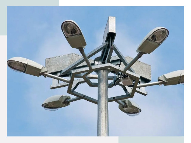 Монтаж осветительных мачт в Кореновске