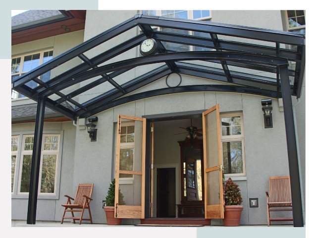 Козырьки металлические в Кореновске