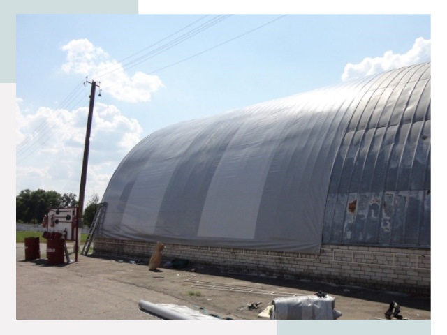 Ремонт ангаров в Кореновске