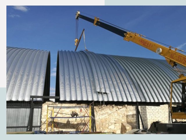 Реконструкция ангаров в Кореновске от 622 руб.