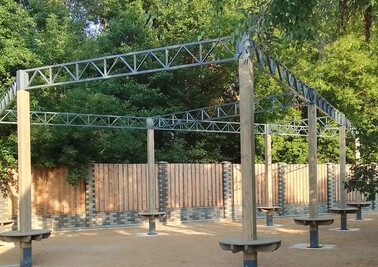 Терраса из металлоконструкций под ключ, проектирование, изготовление и монтаж от СтальСтрой-Кнв